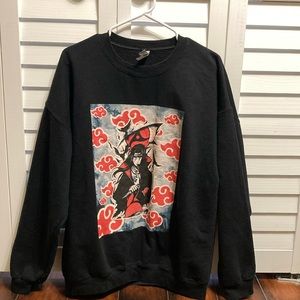 Itachi printed fuzzy Sweatshirt